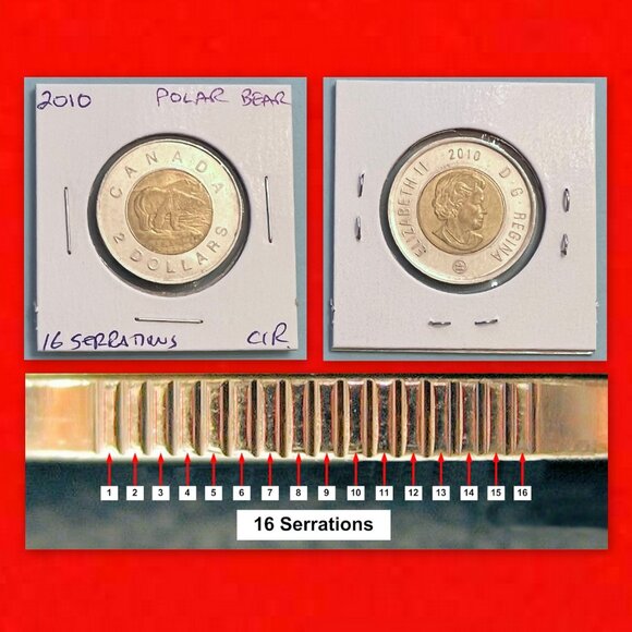 Canada 2010 Exclusive Set of 4 x $2 Toonie Coins! - Picture 10 of 16